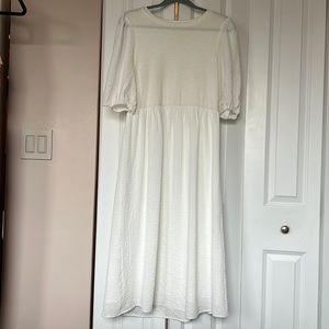 DRA Los Angeles White Midi Dress